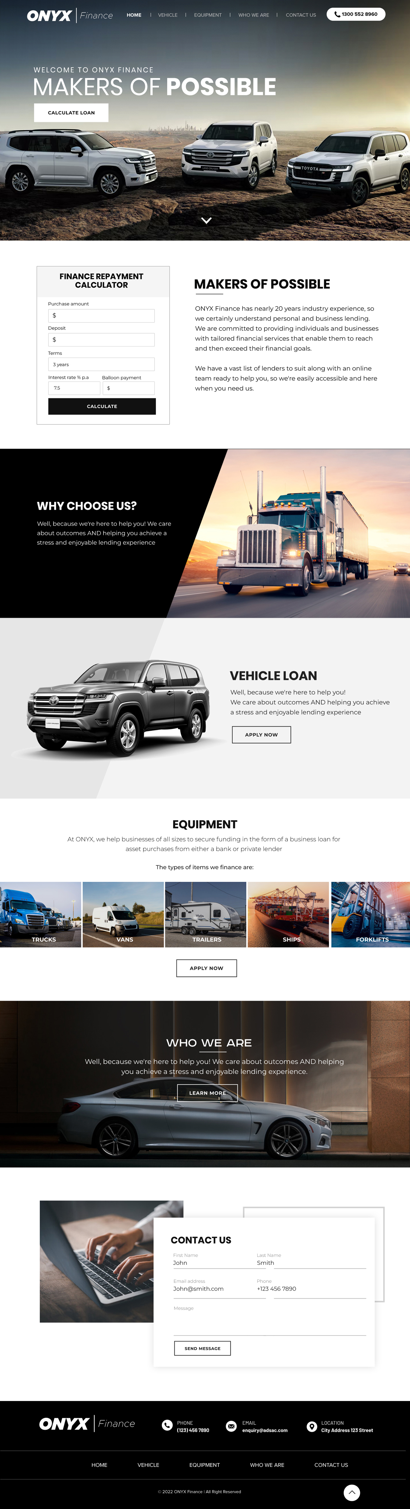 Web Design by Blue Sparrow for ONYX | Design #28838282