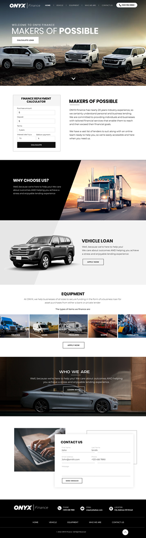Web Design by Blue Sparrow for ONYX | Design: #28838282