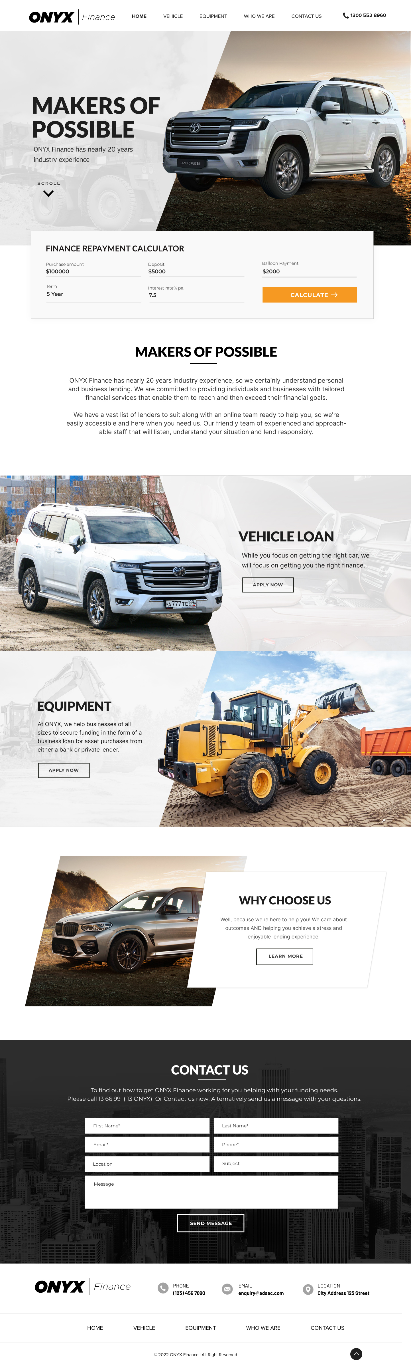 Web Design par Blue Sparrow pour ONYX | Design #28840905