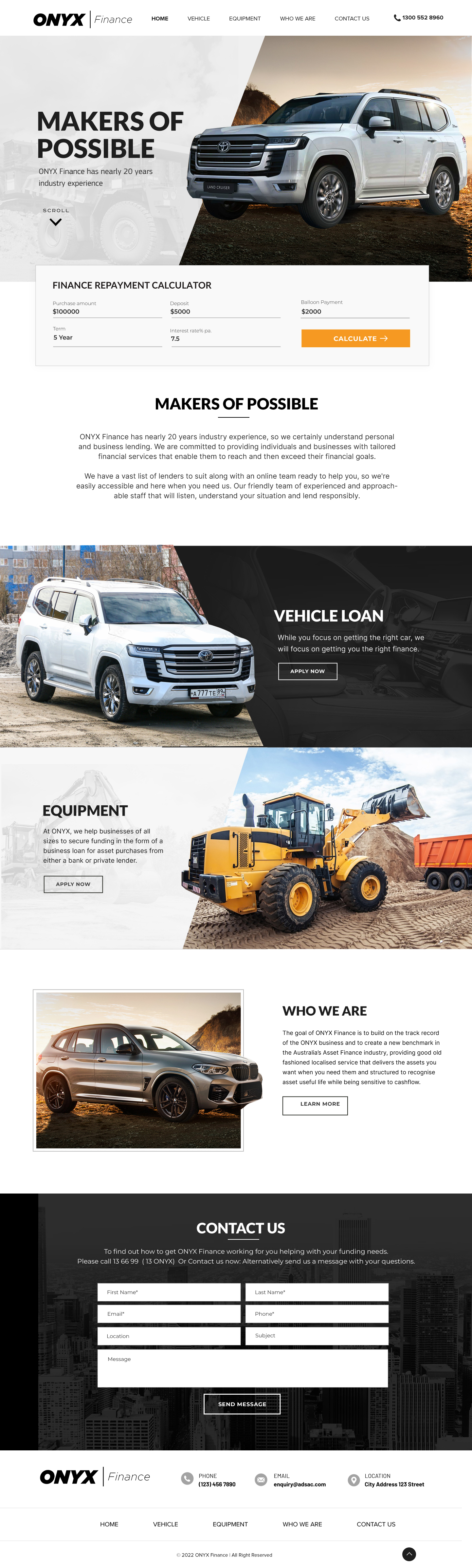 Web Design by Blue Sparrow for ONYX | Design #28840906