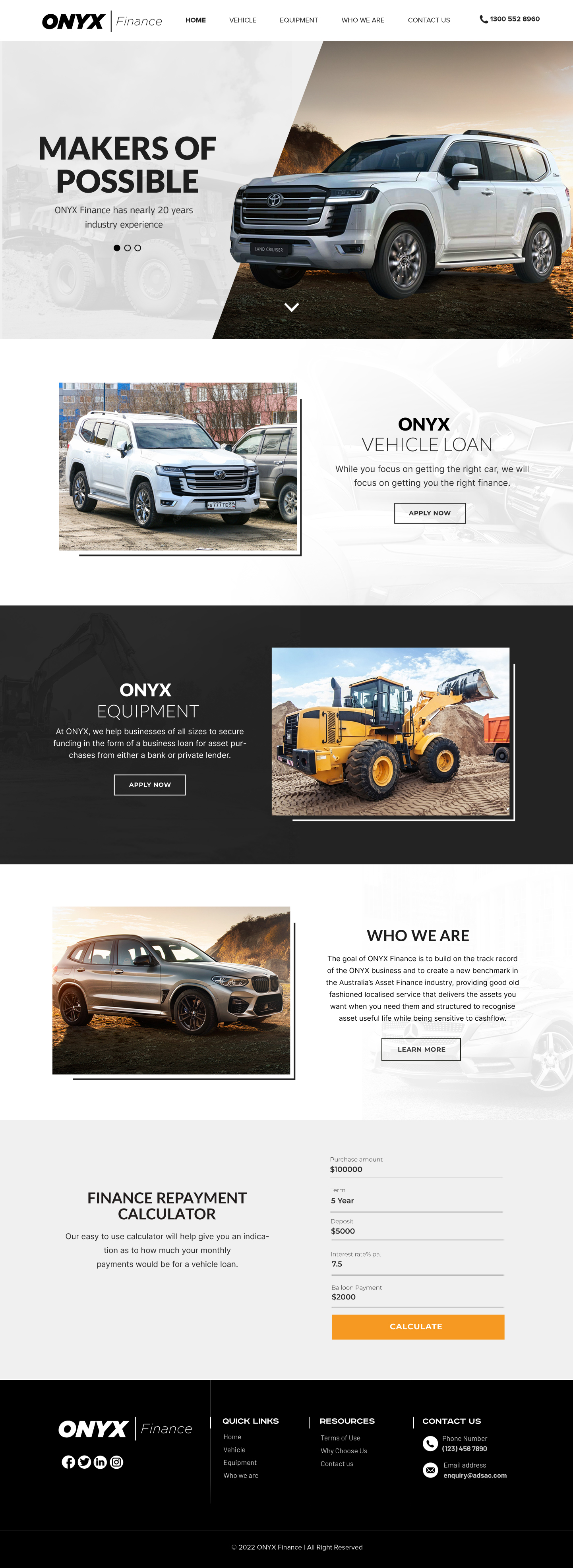 Web Design par Blue Sparrow pour ONYX | Design #28842064