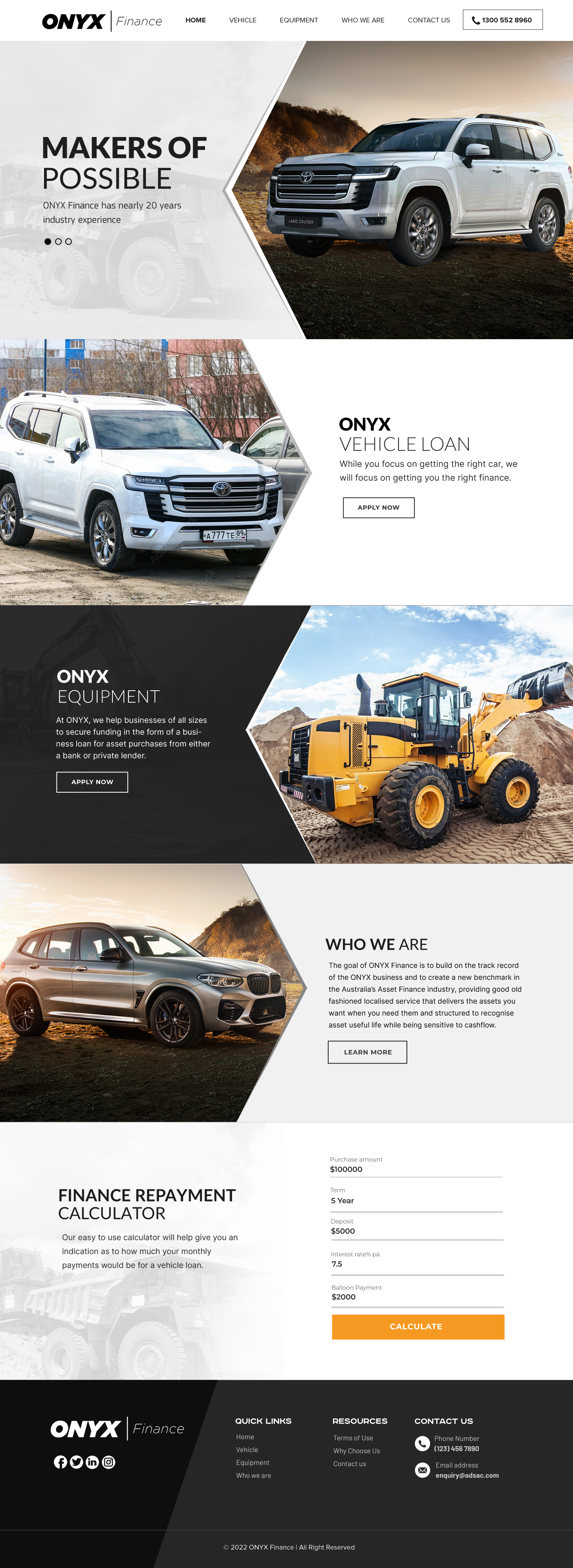 Web Design par Blue Sparrow pour ONYX | Design #28842091