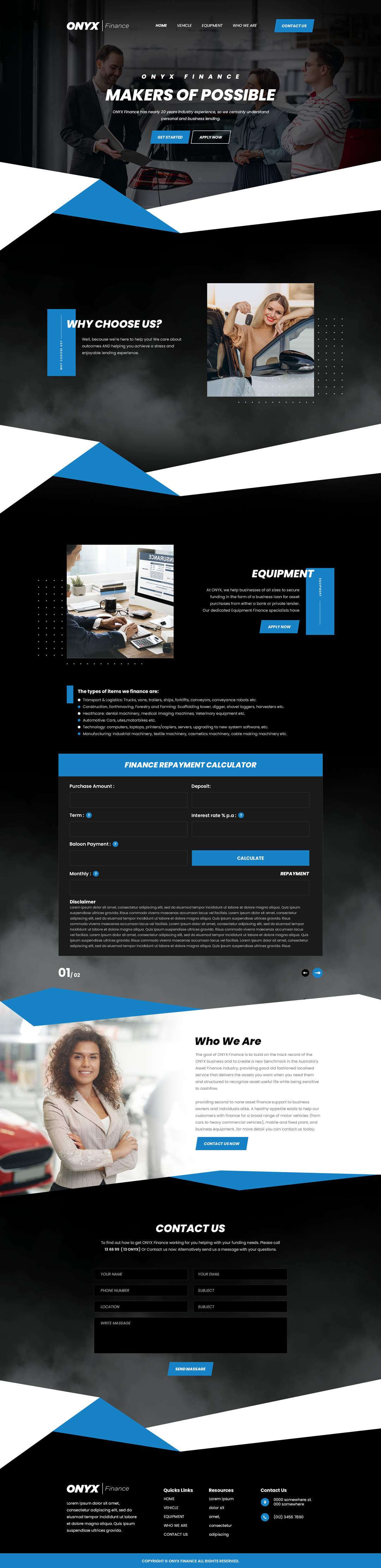Web Design par Hussan pour ONYX | Design #28841746