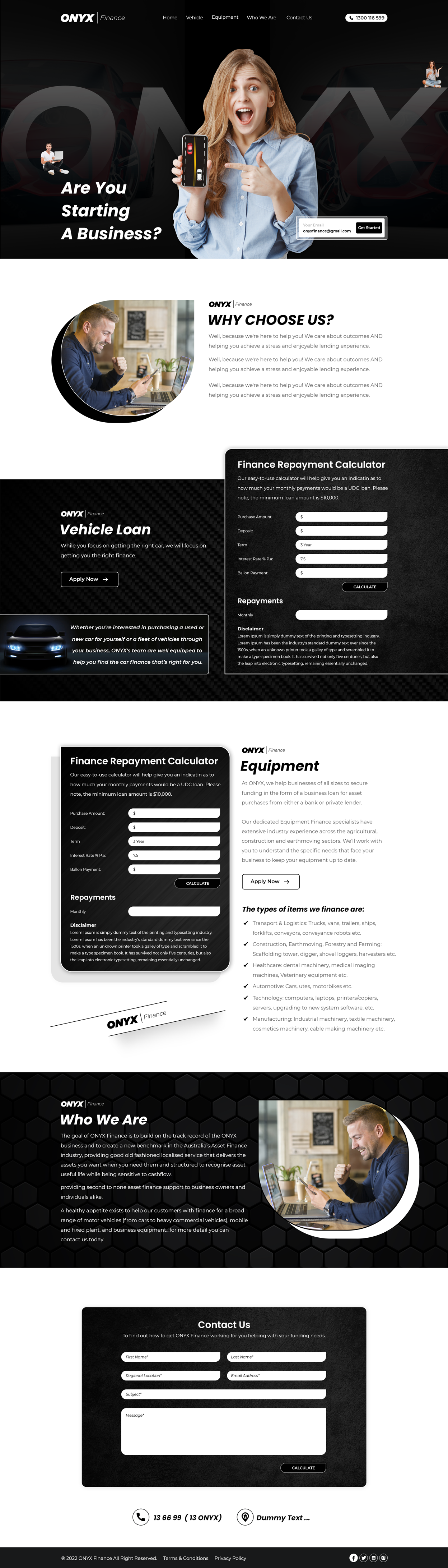 Web Design par Hussan pour ONYX | Design #28841749