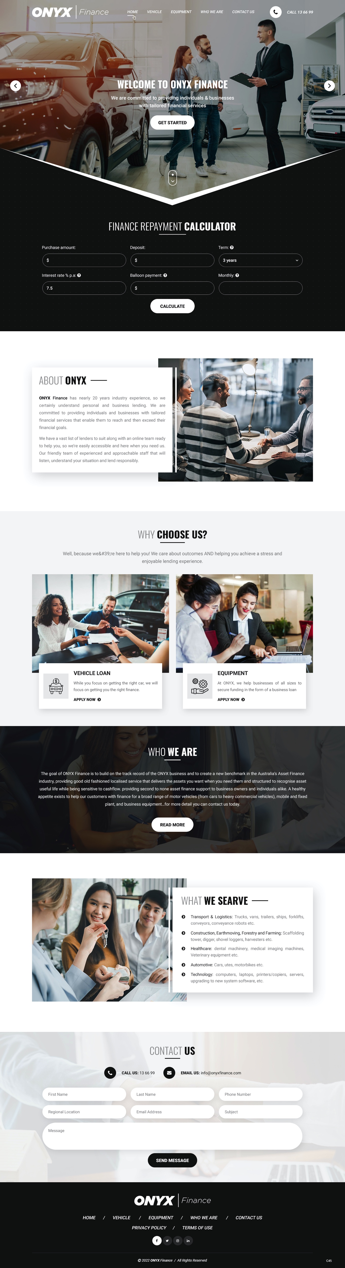 Web Design par pb pour ONYX | Design #28838738