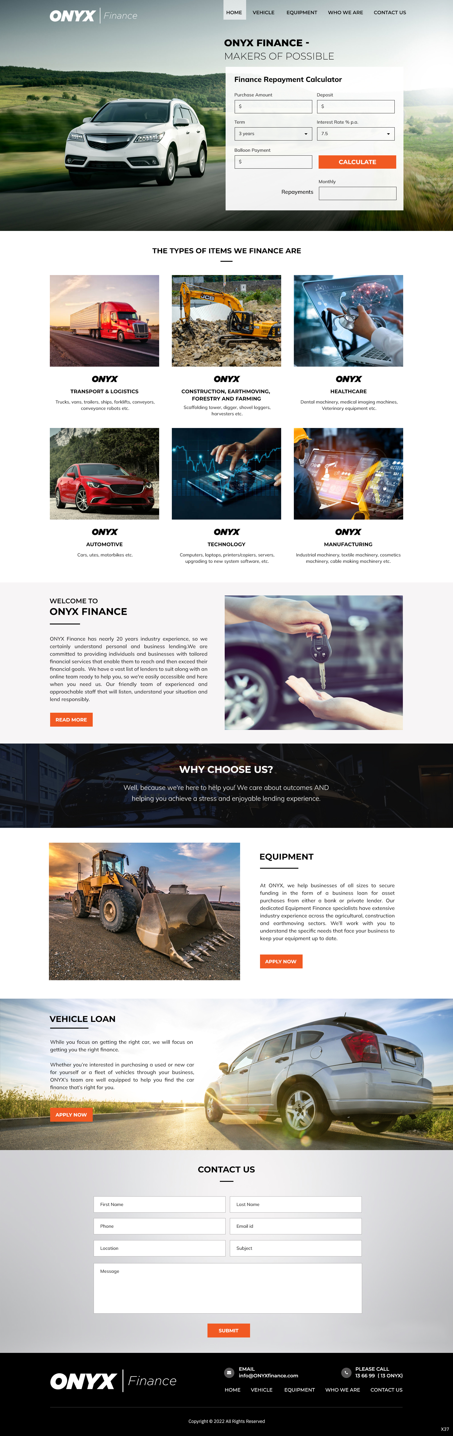 Web Design by pb for ONYX | Design #28838746