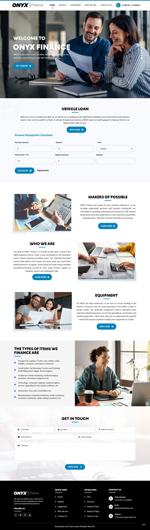 Web Design by pb for ONYX | Design: #28838747