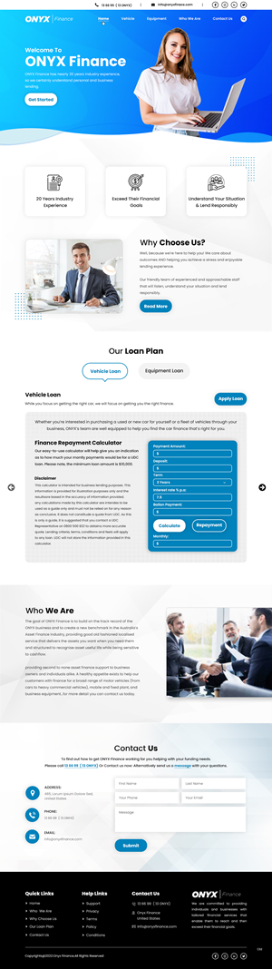Web Design by pb for ONYX | Design: #28843698