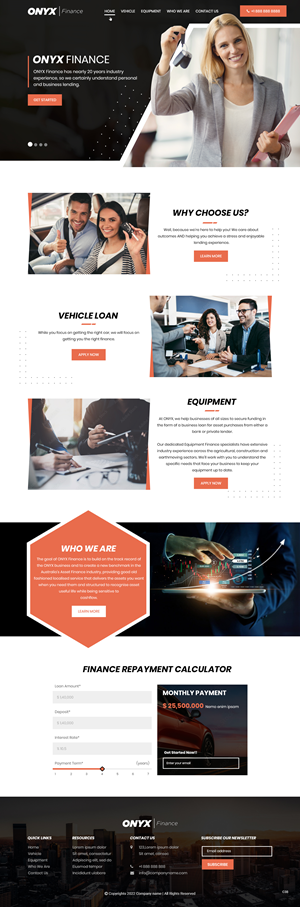 Web Design by pb for ONYX | Design: #28843700
