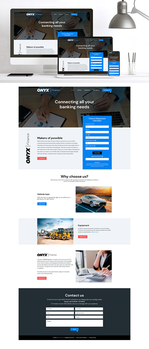 Web Design by Ved Web Services for ONYX | Design #28838691
