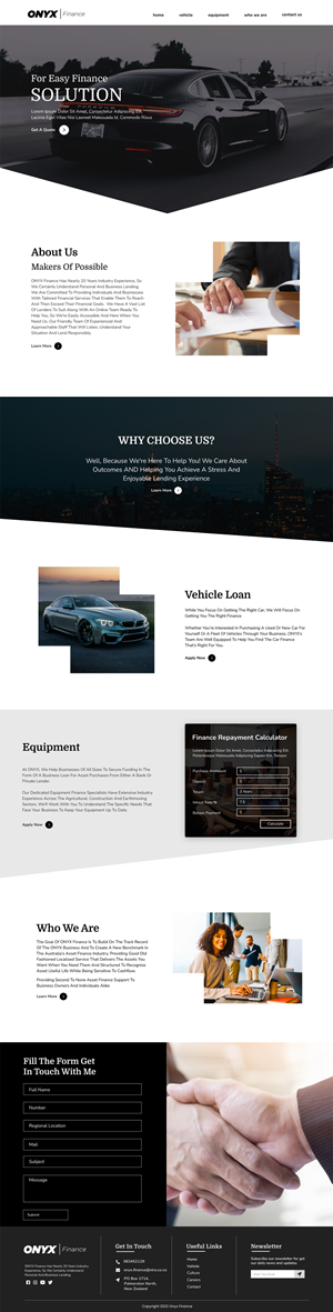 Web Design by Adeel Rahman for ONYX | Design: #28837256