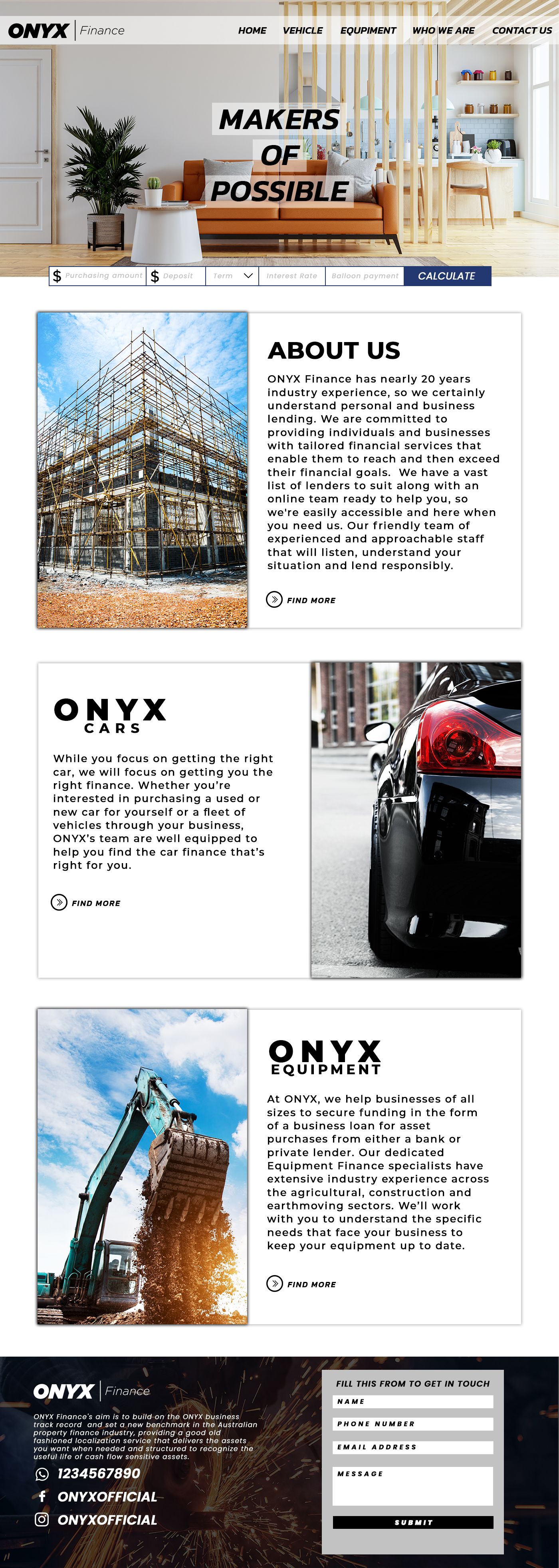 Web Design by Adeel Rahman for ONYX | Design #28842057