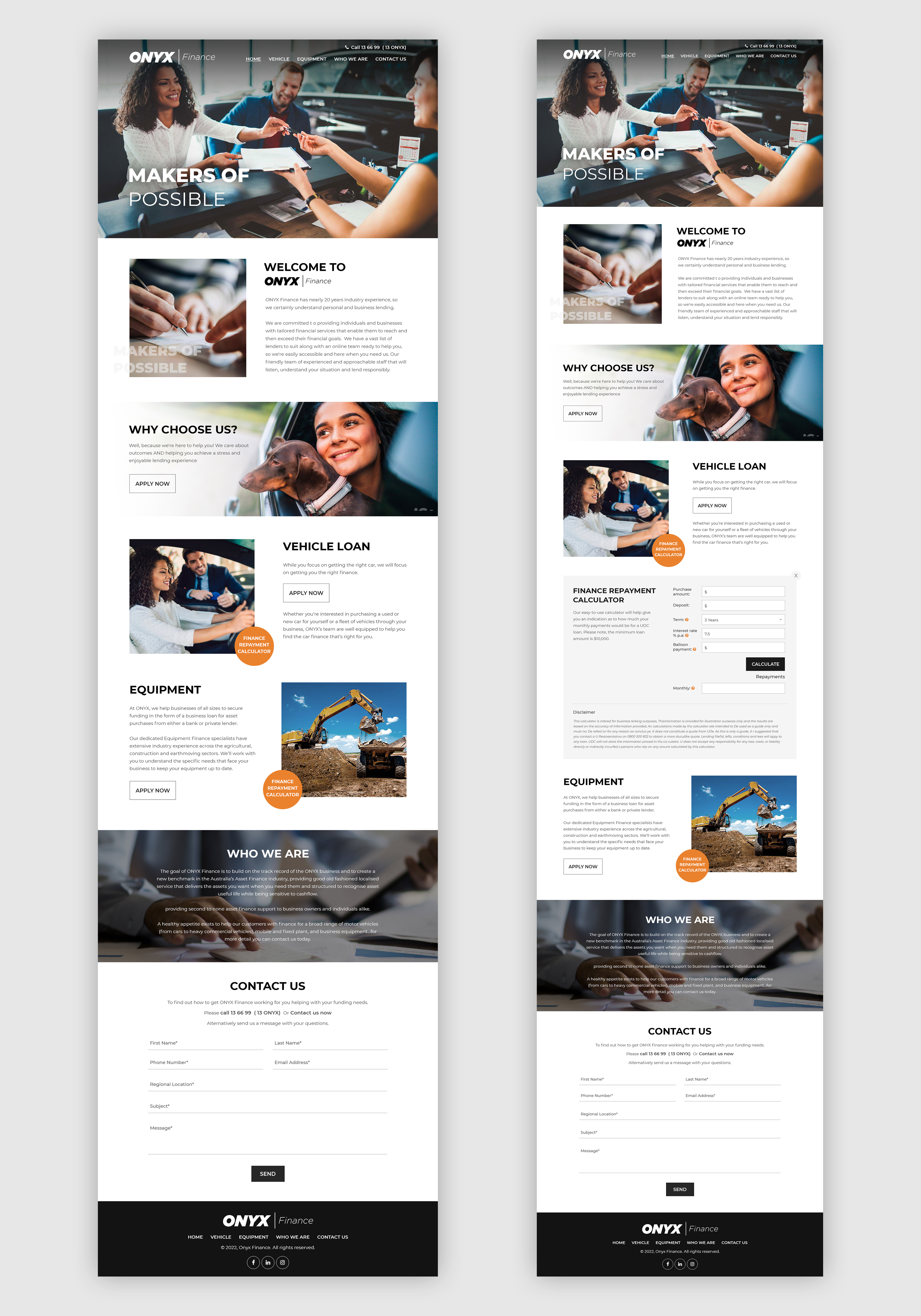 Web Design by Starlyn DS for ONYX | Design #28836660