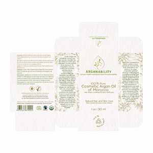 Diseño de Empaque por Lezette_G para Arganability | Diseño: #28848266