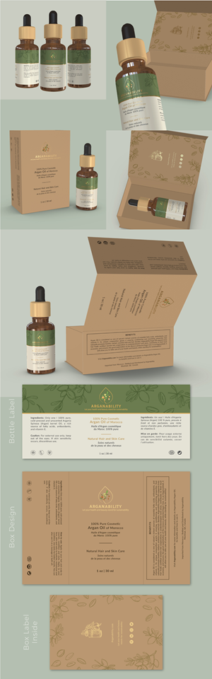 Diseño de Empaque por raphis para Arganability | Diseño: #28865415