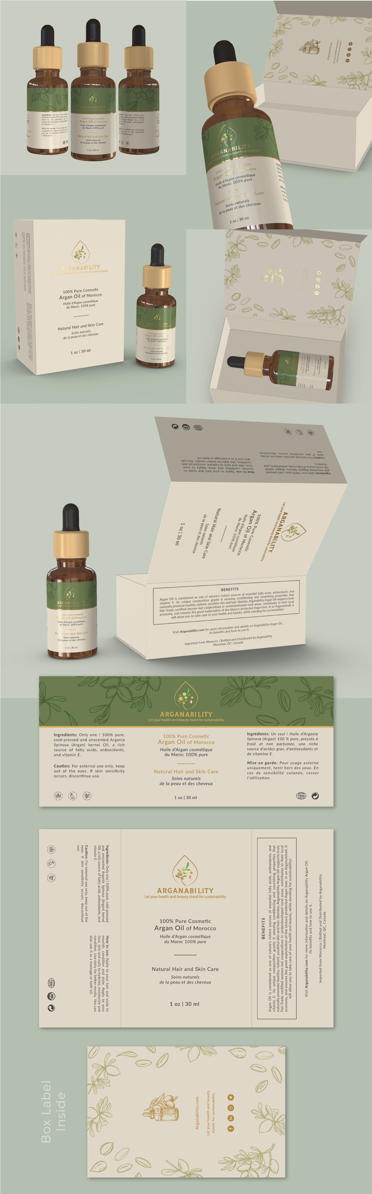 Diseño de Empaque por raphis para Arganability | Diseño #28865417