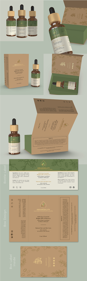 Diseño de Empaque por raphis para Arganability | Diseño: #28865419