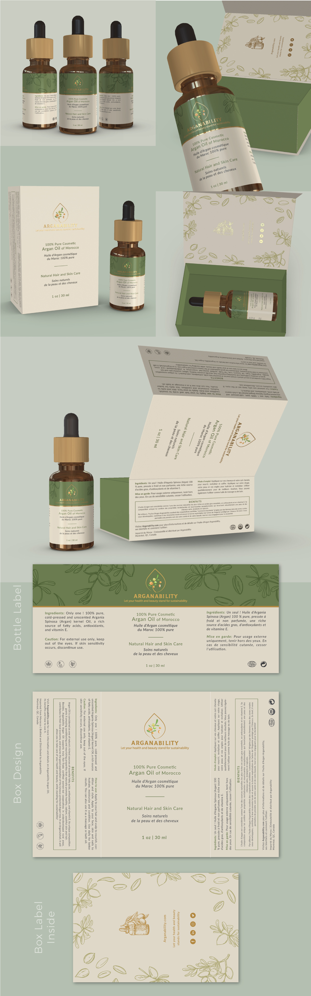 Diseño de Empaque por raphis para Arganability | Diseño #28869733