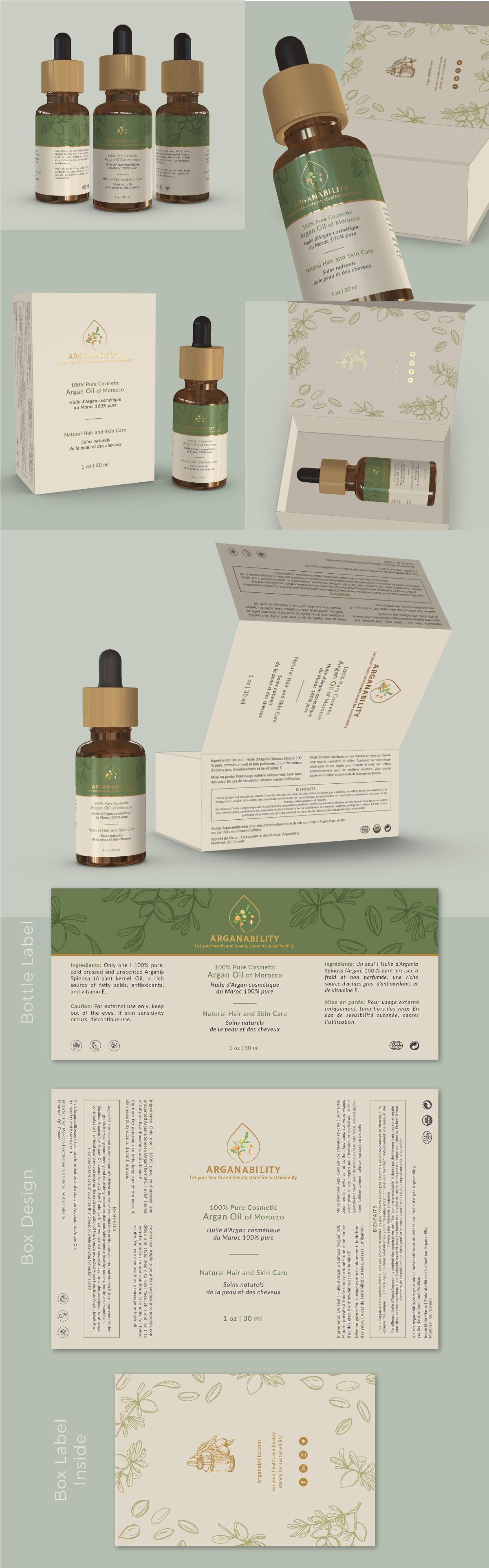 Diseño de Empaque por raphis para Arganability | Diseño #28869734