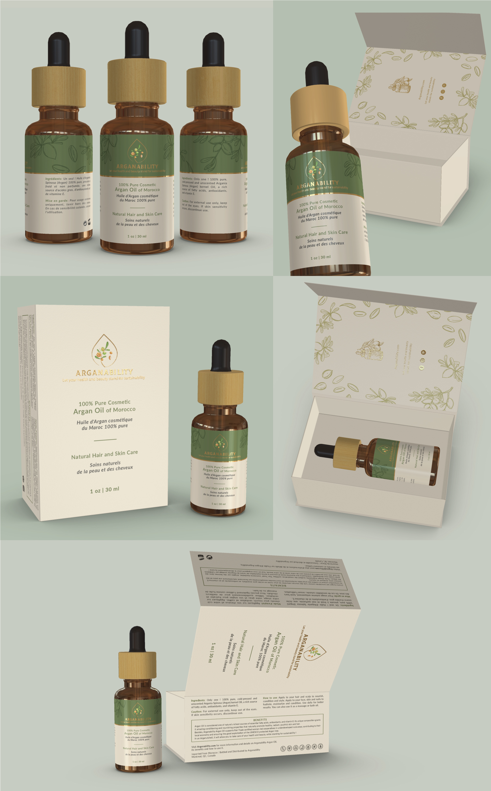 Diseño de Empaque por raphis para Arganability | Diseño #28882375
