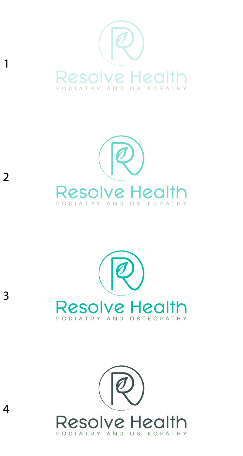 Logo Design by kikostora for Resolve Health Podiatry and Osteopathy | Design #28853929