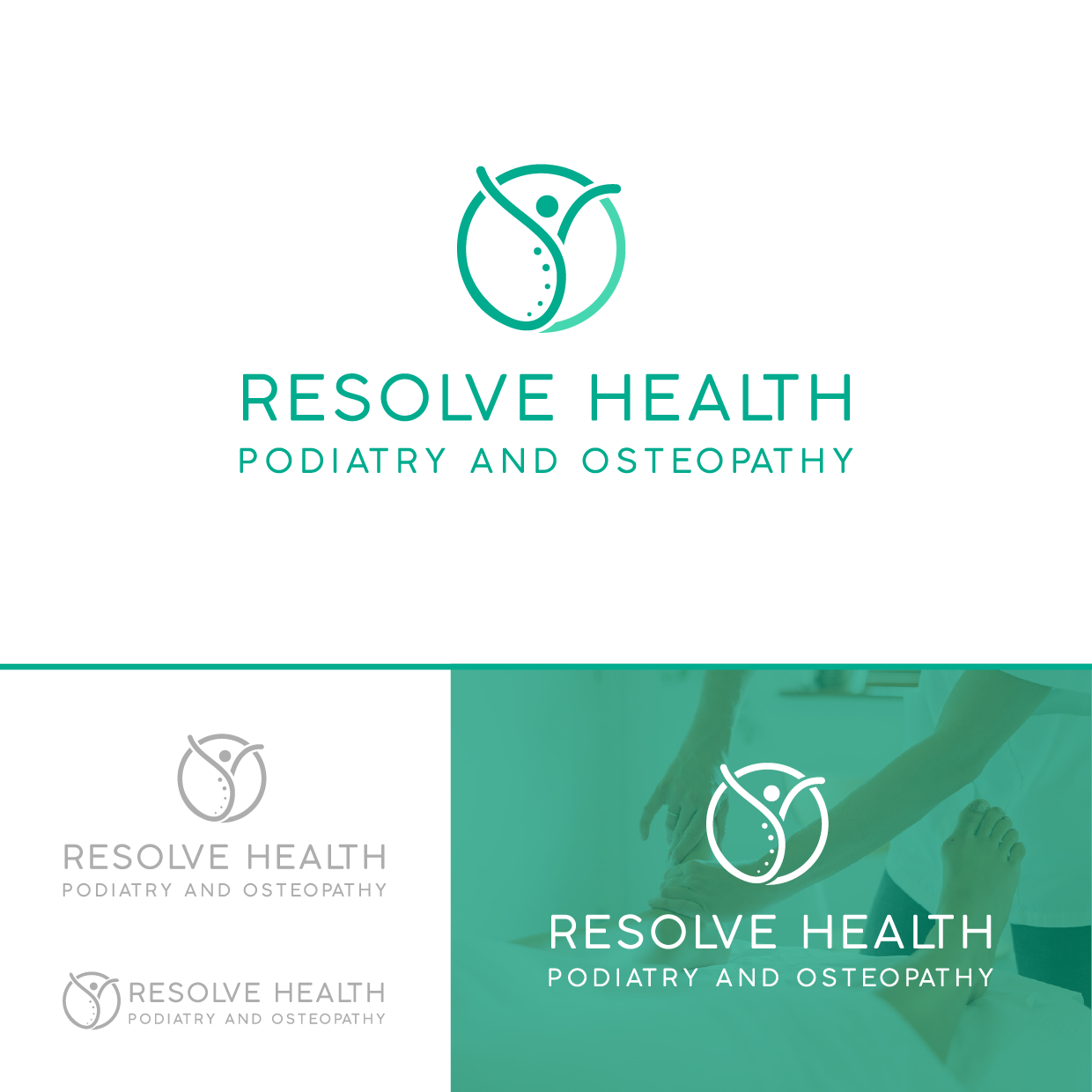 Logo Design by ashantha for Resolve Health Podiatry and Osteopathy | Design #28858434