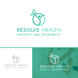 Logo Design by ashantha for Resolve Health Podiatry and Osteopathy | Design: #28858435