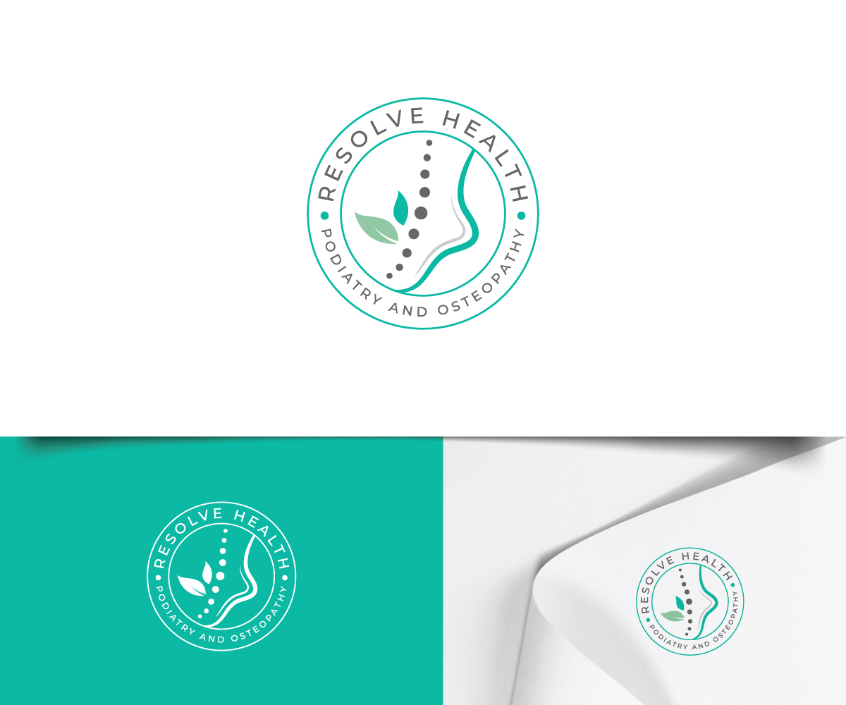 Logo Design by ecorokerz for Resolve Health Podiatry and Osteopathy | Design #28854973