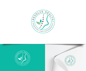 Logo Design by ecorokerz for Resolve Health Podiatry and Osteopathy | Design: #28854973