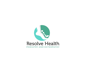 Logo Design by ecorokerz for Resolve Health Podiatry and Osteopathy | Design: #28855297