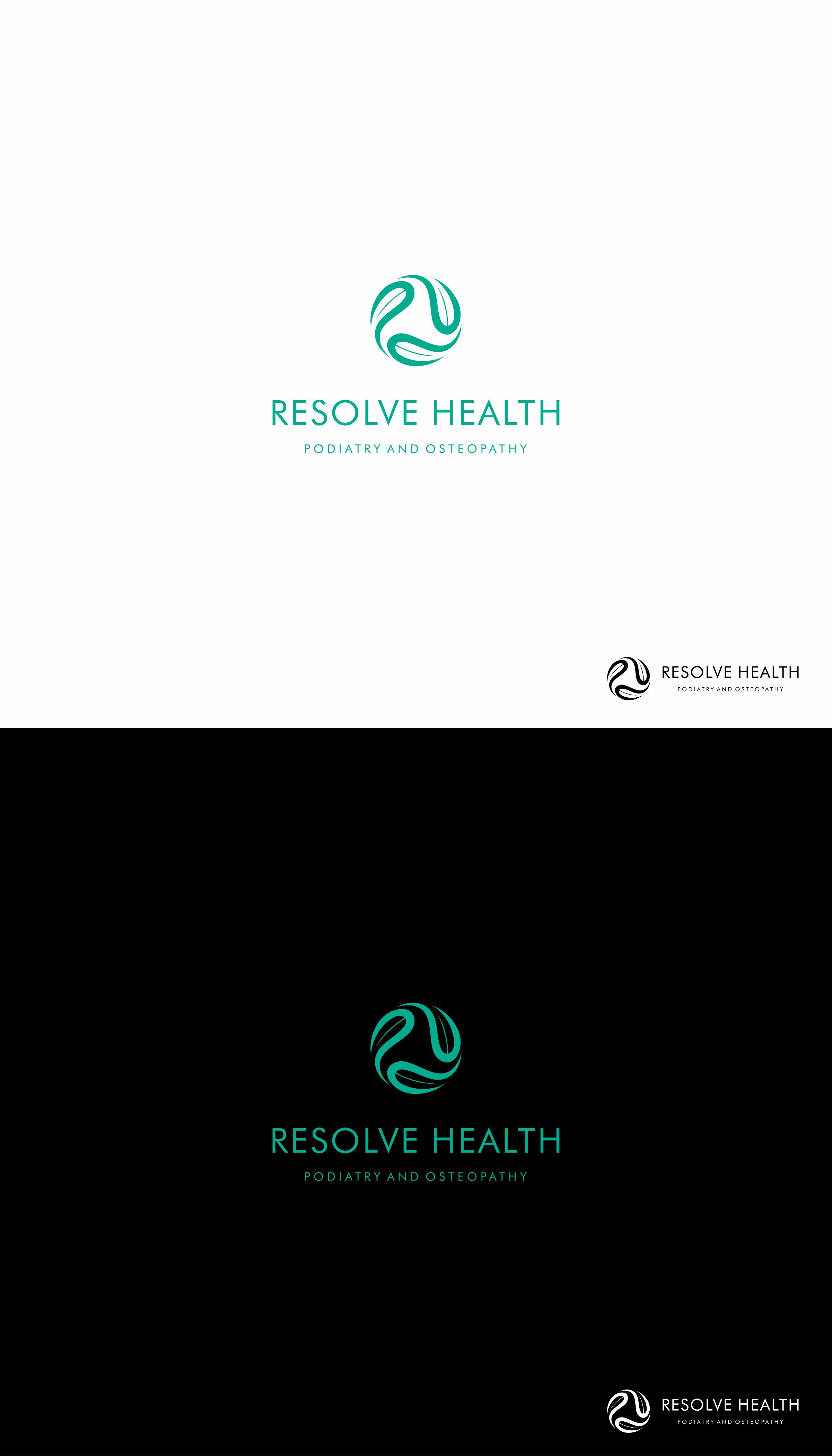 Logo Design by ace_art™ for Resolve Health Podiatry and Osteopathy | Design #28842840