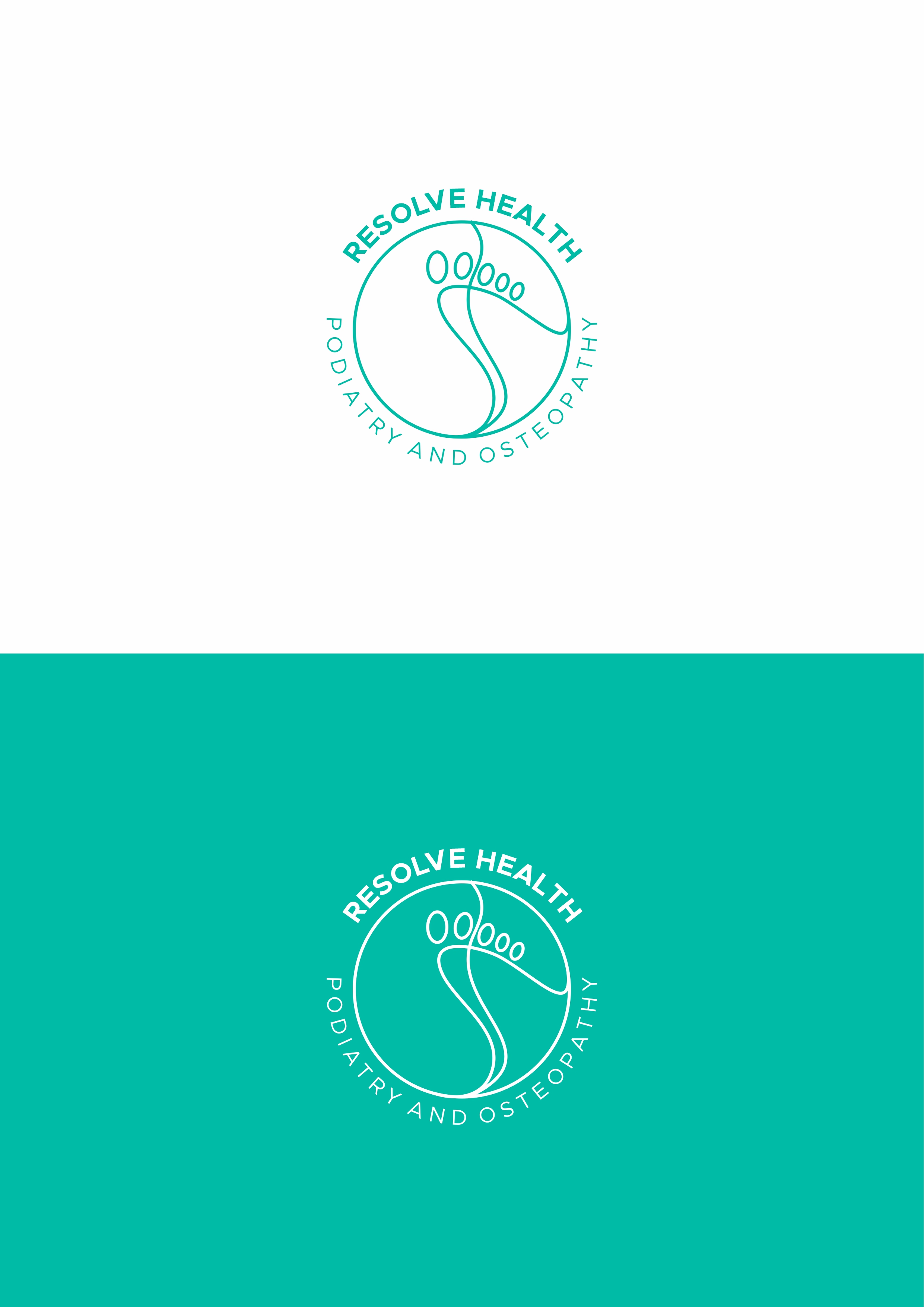 Logo Design by Praza for Resolve Health Podiatry and Osteopathy | Design #28837317