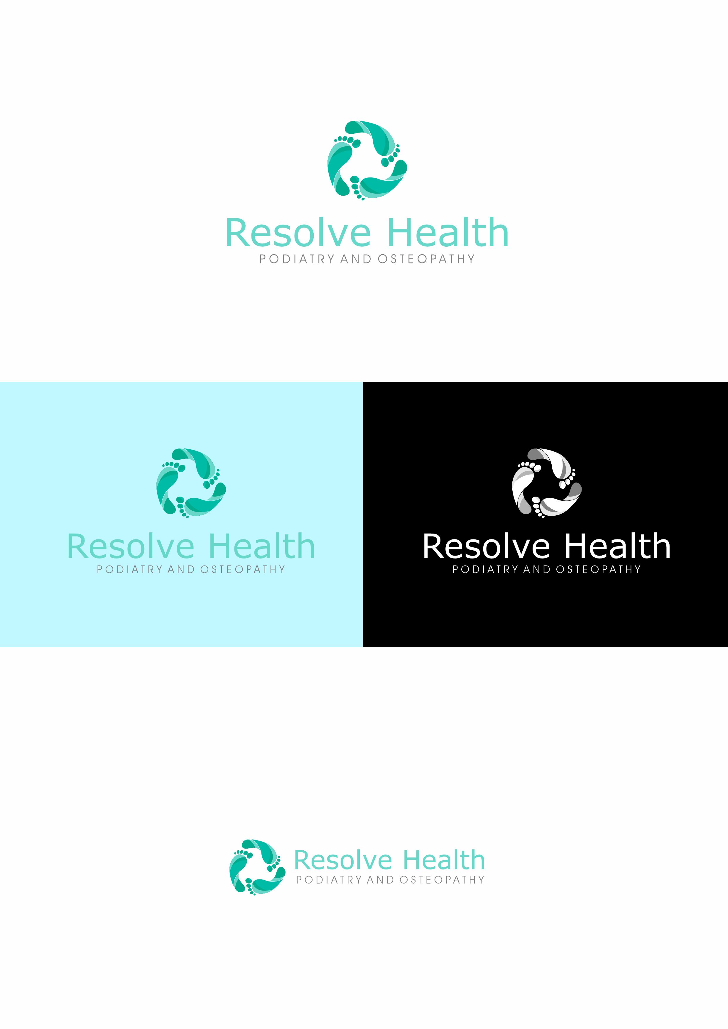 Logo Design by Madush_D for Resolve Health Podiatry and Osteopathy | Design #28838238