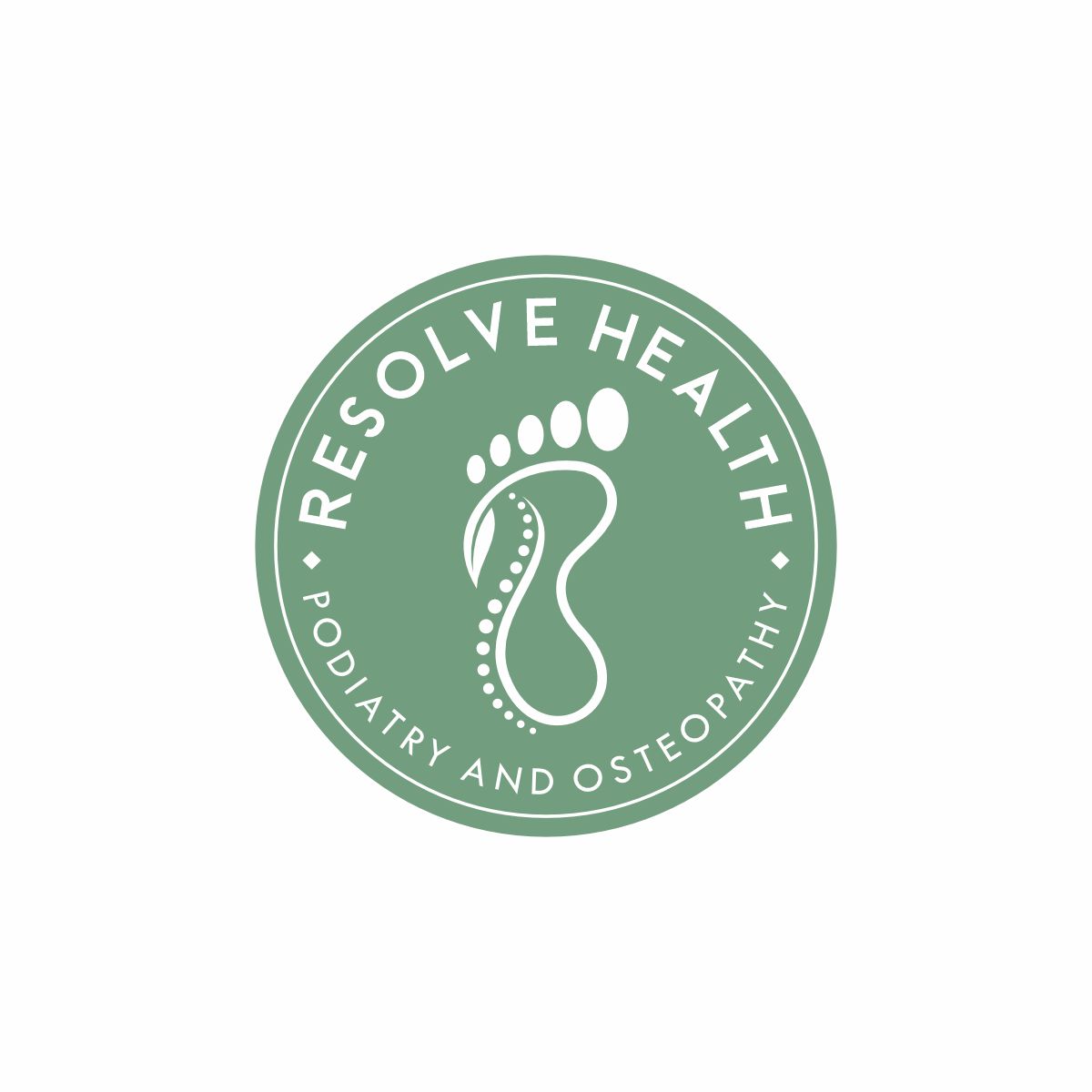 Logo Design by Ashani Bhattacharya for Resolve Health Podiatry and Osteopathy | Design #28840803