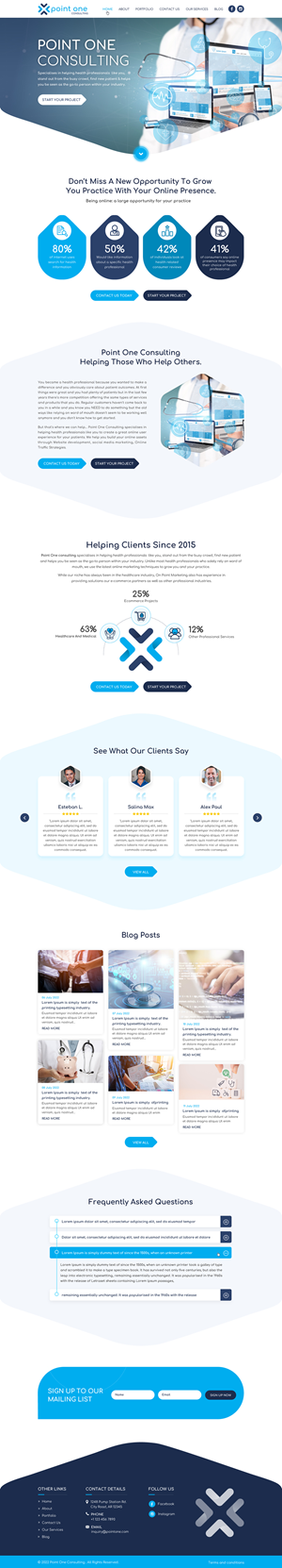 Healthcare marketing Website design | Web-Design von Sbss