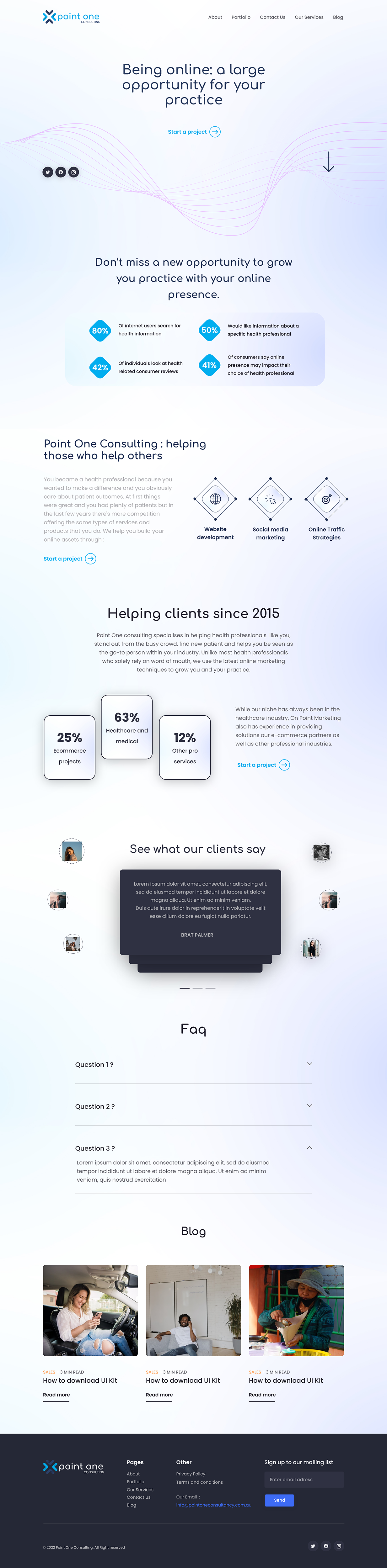 Web Design by weekidesigner for this project | Design #28858475