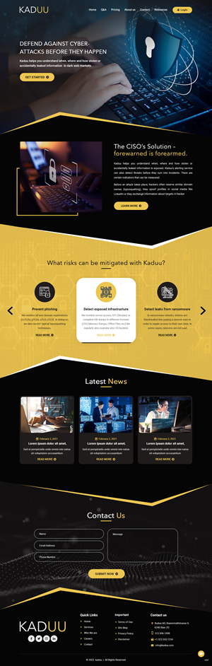 Web Design by pb for this project | Design: #28853160