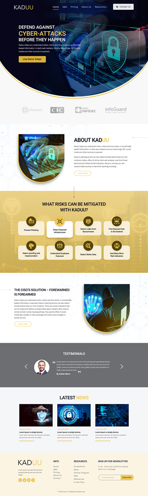 Web Design by Shijo John for this project | Design: #28850879