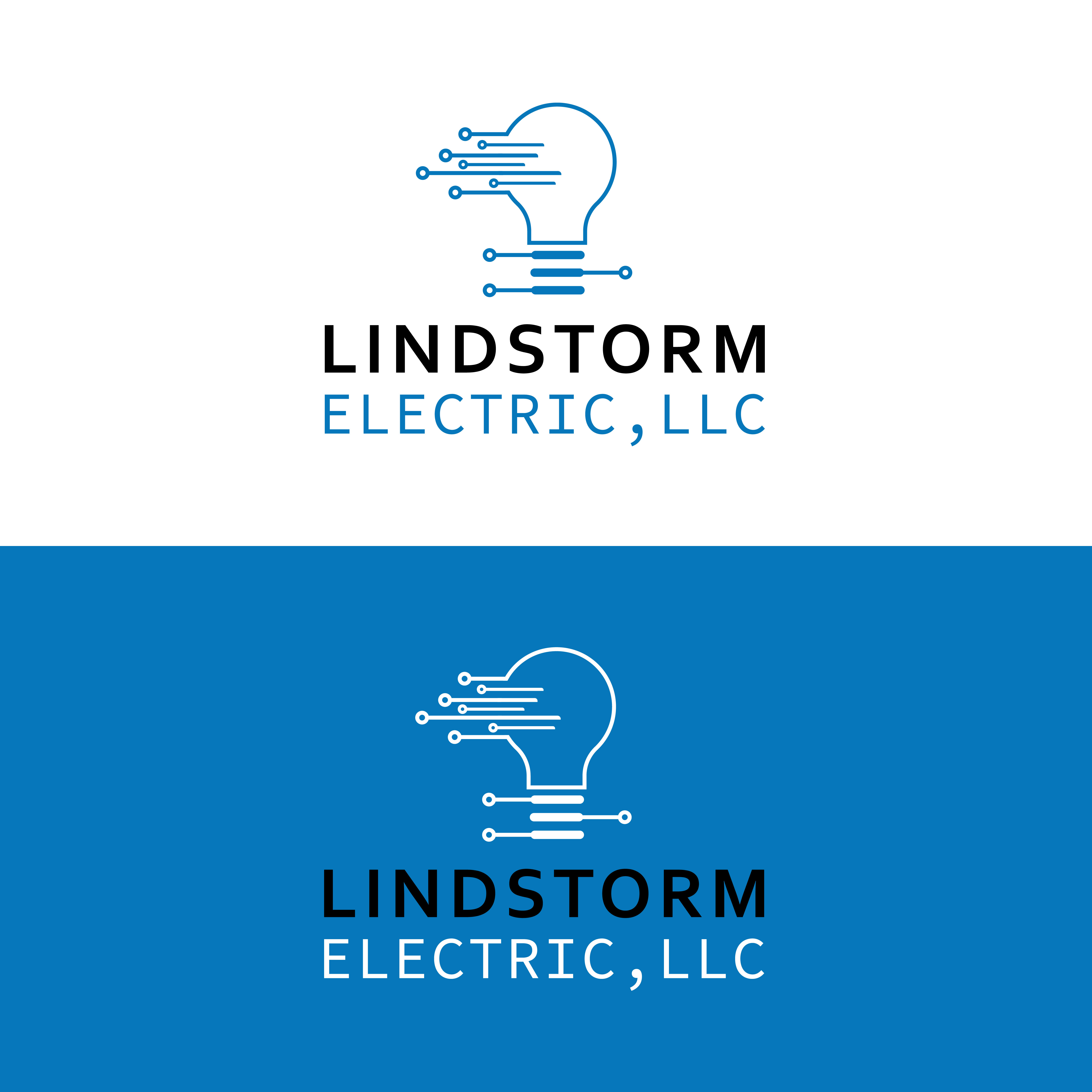 Logo Design by Feb's Projects for Lindstrom Electric, LLC | Design #28859983