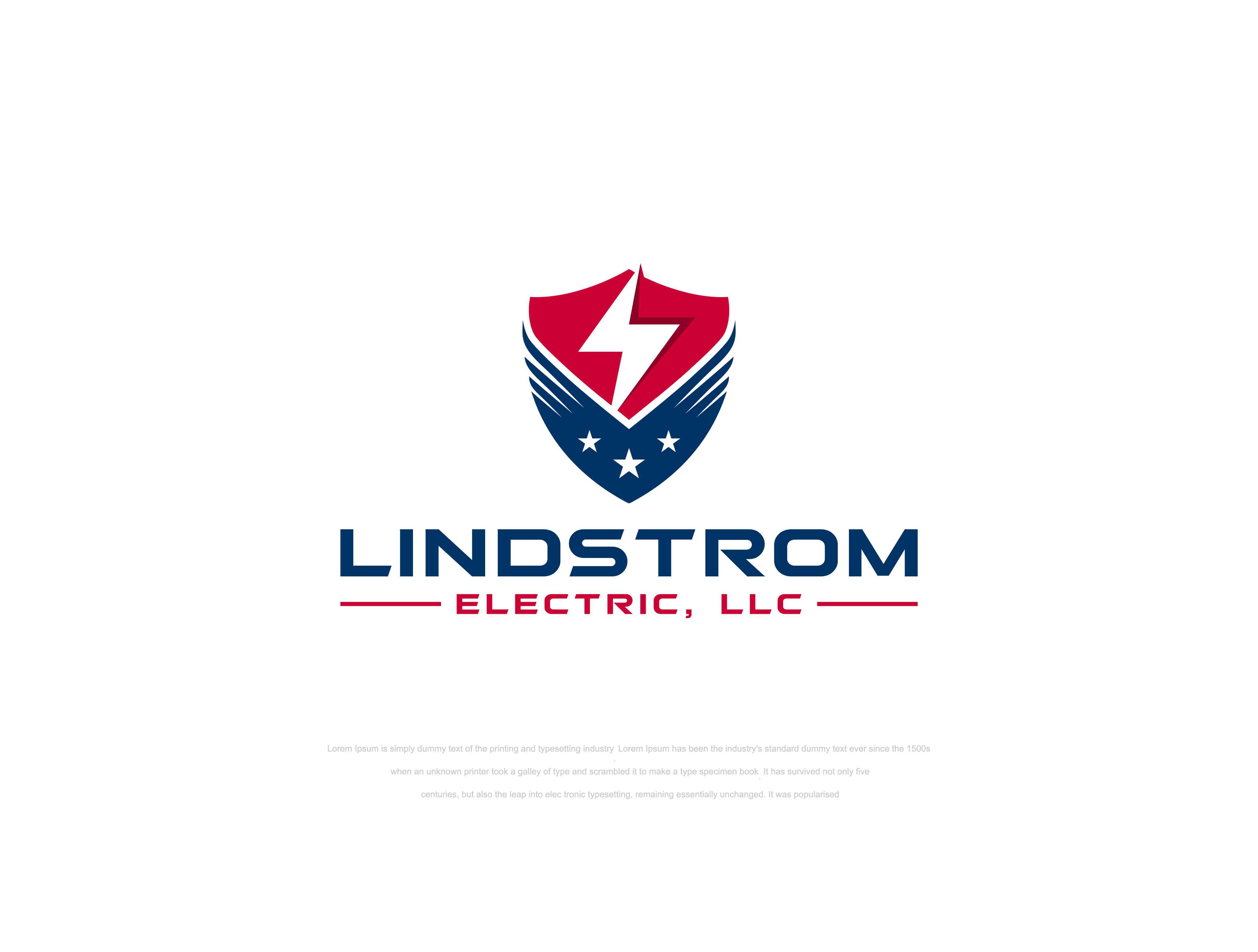 Logo Design by RKsharma for Lindstrom Electric, LLC | Design #28845524