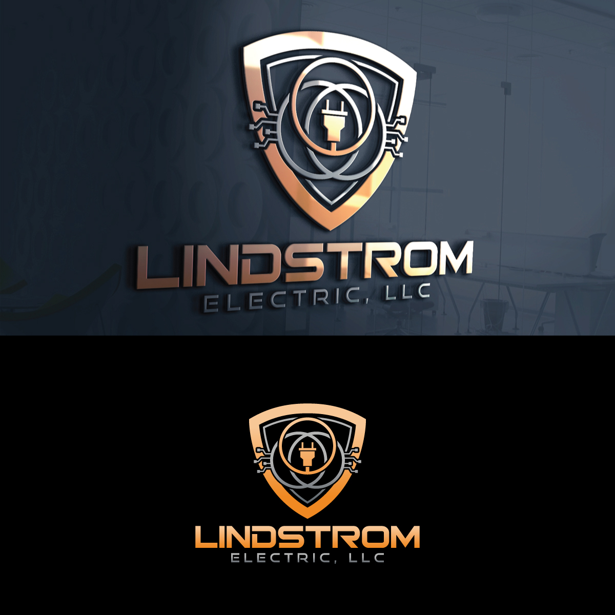 Logo Design by brand maker for Lindstrom Electric, LLC | Design #28847104
