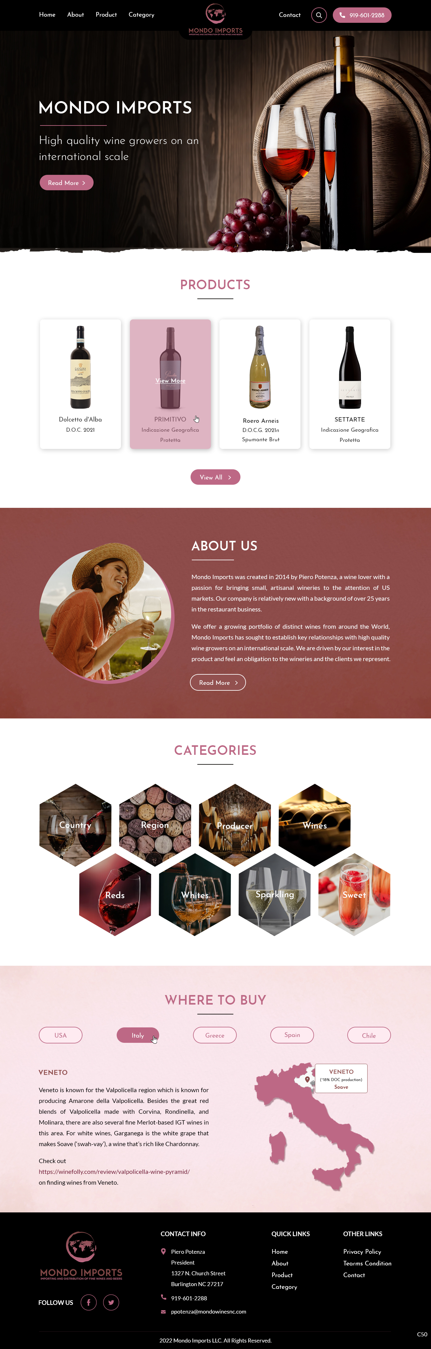 Diseño Web por pb para Mondo Imports LLC | Diseño #28853163