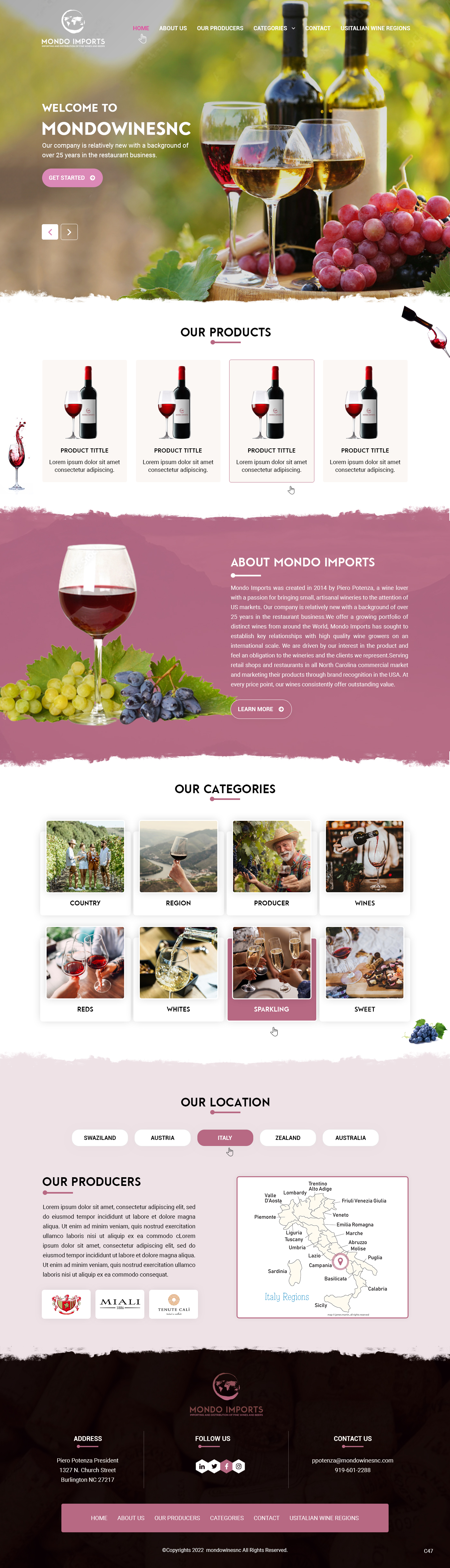 Web Design by pb for Mondo Imports LLC | Design #28857805