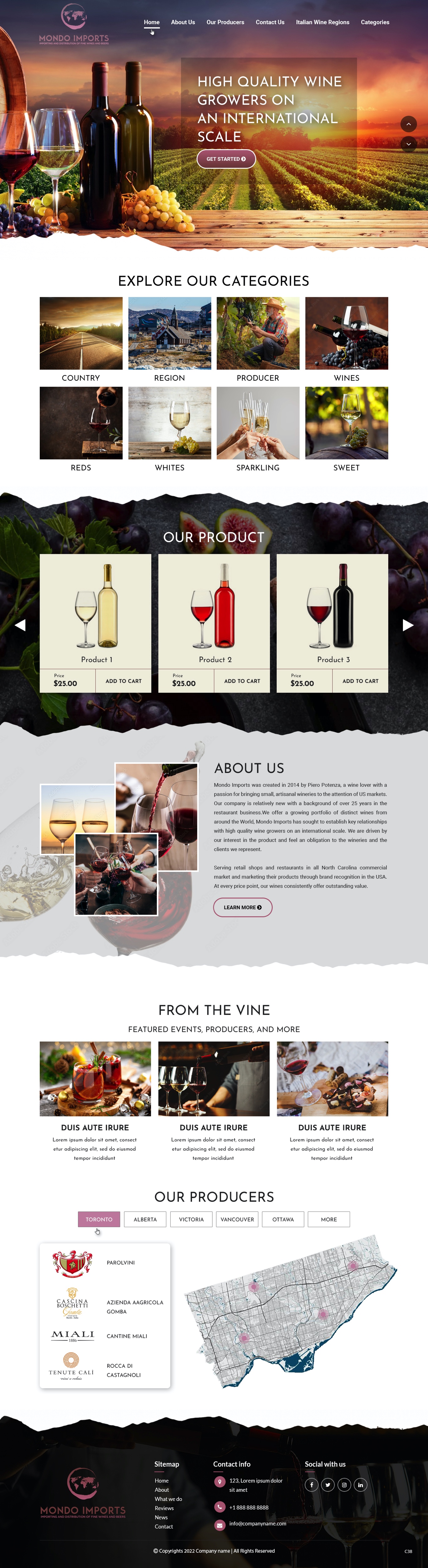 Web Design by pb for Mondo Imports LLC | Design #28857808