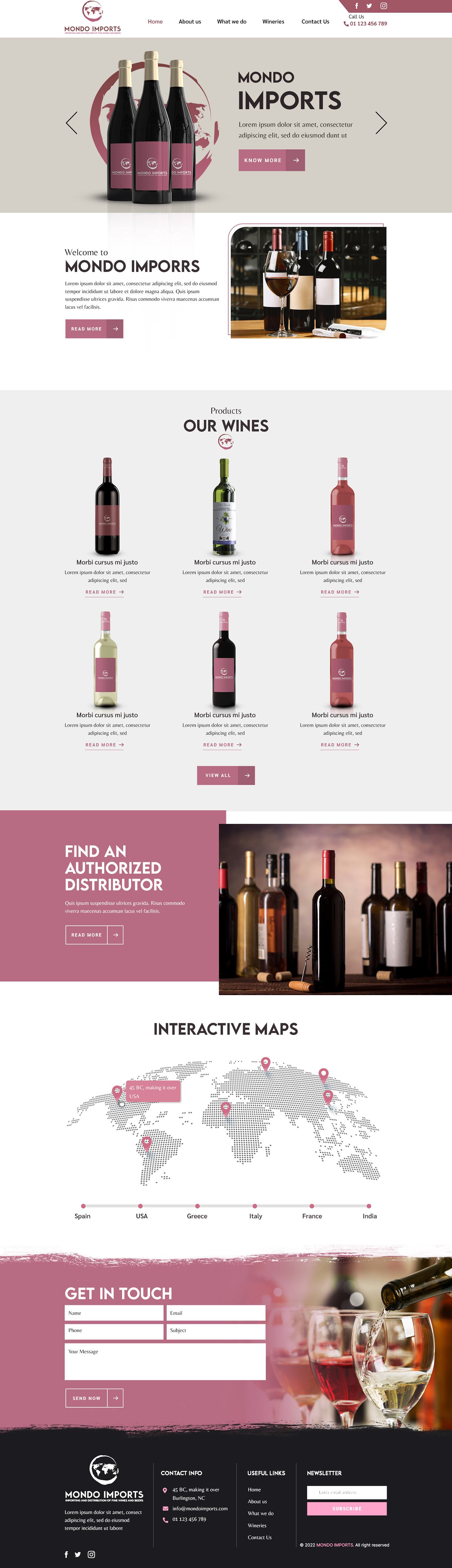 Web Design by sai.designer87 for Mondo Imports LLC | Design #28857514