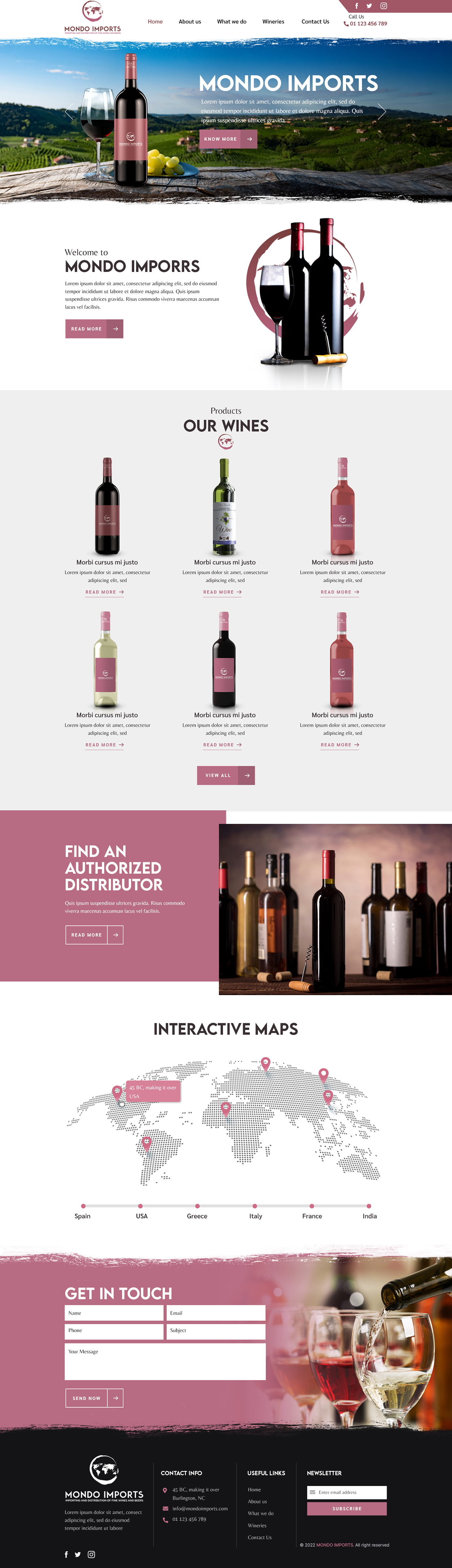 Web Design by sai.designer87 for Mondo Imports LLC | Design #28857515