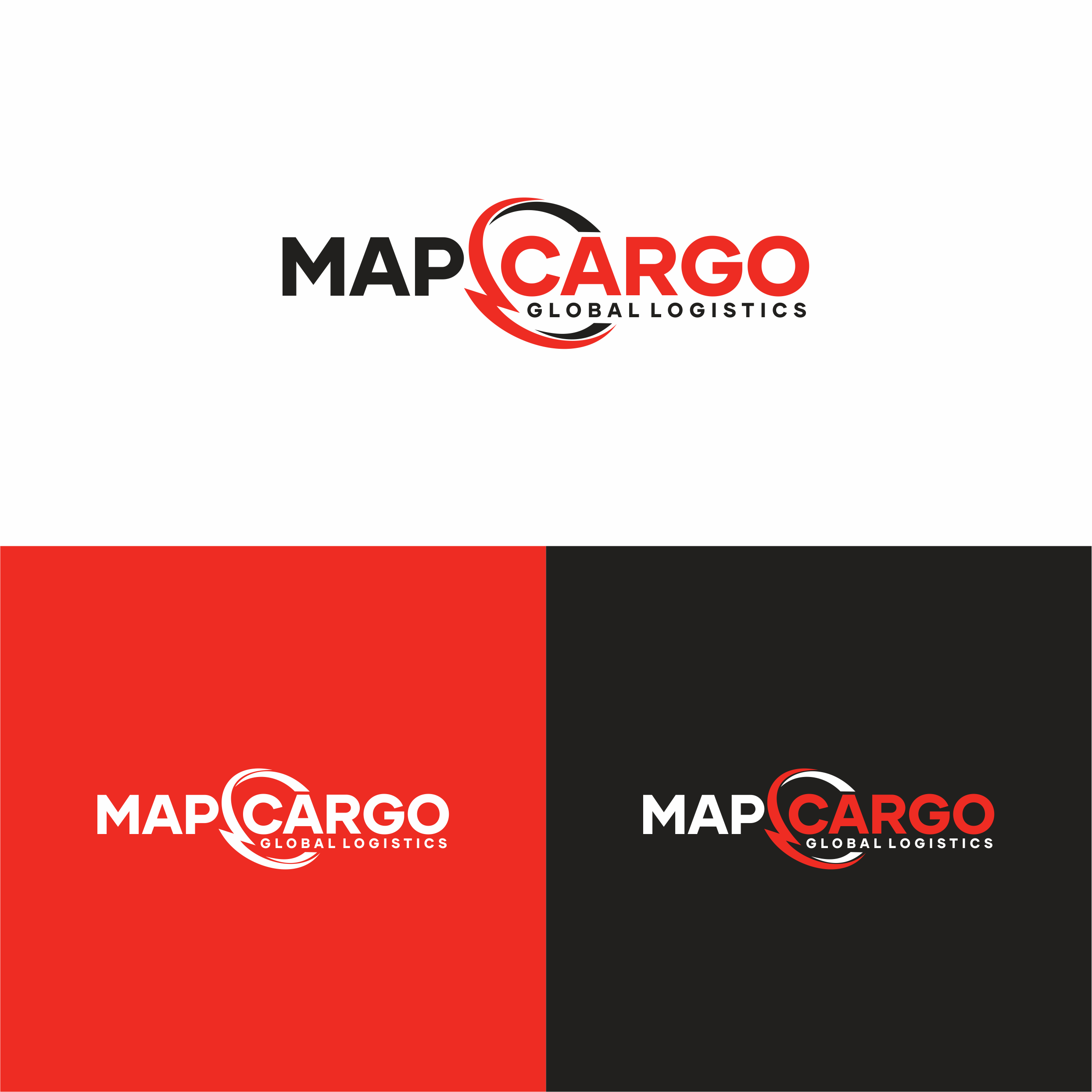 Logo Design by achil78 for MAPCARGO Global Logistics | Design #28846462