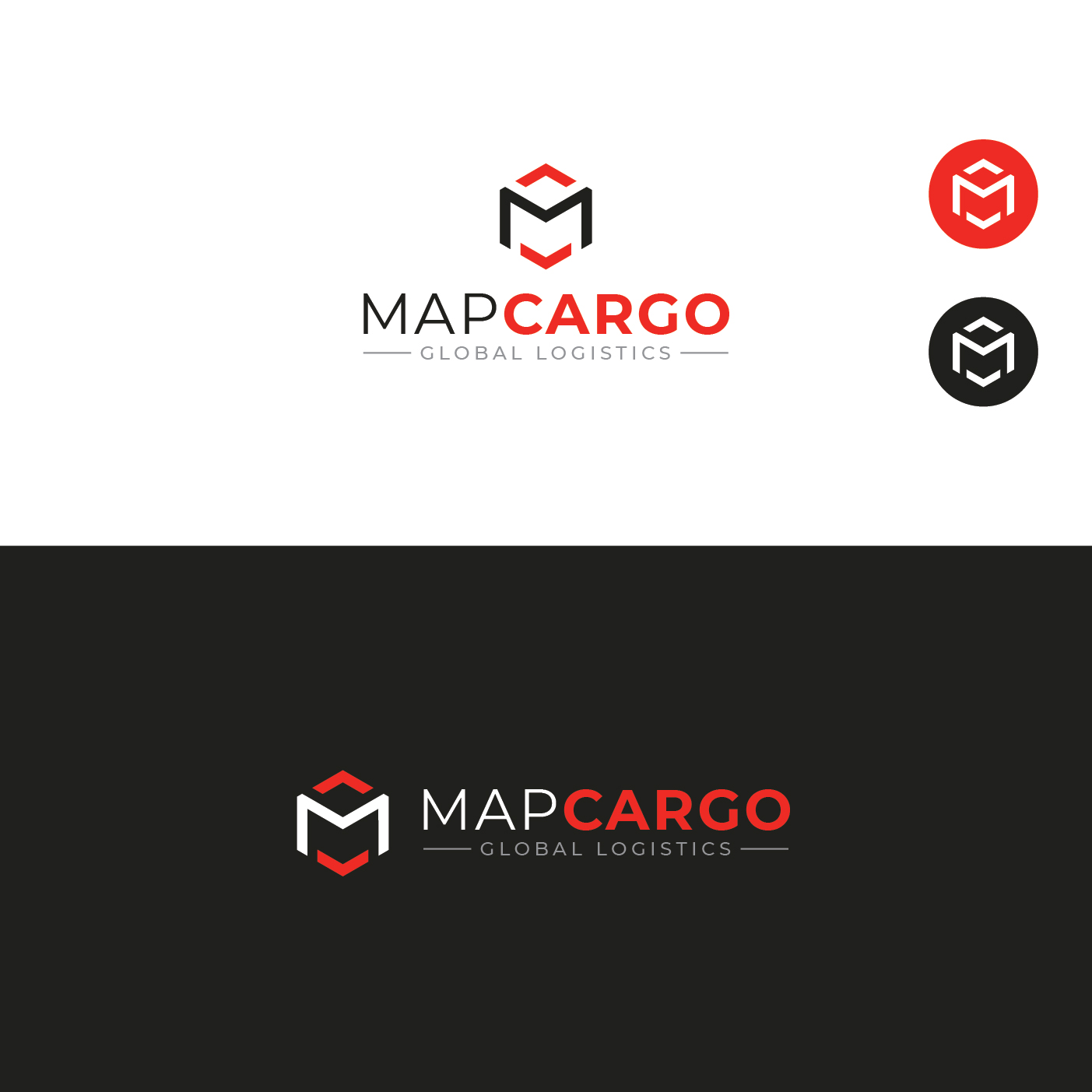 Logo Design by nandkumar for MAPCARGO Global Logistics | Design #28847741
