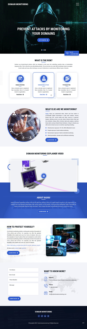 Web Design par pb pour ce projet | Design : #28853129