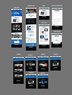 Web Design by MAHABA for GT Printing | Design: #28923406